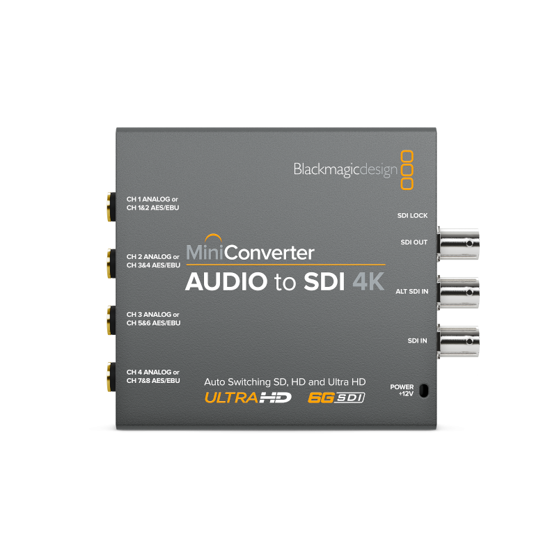 mini converter audio to sdi 4k
